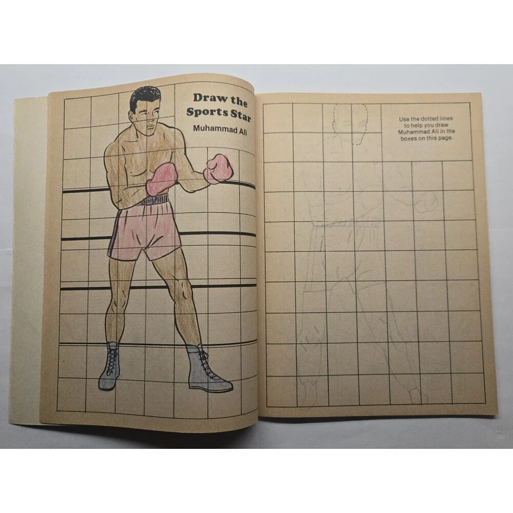 1983 Wiffle Ball Sports World Super Activity Book Rare Retro Puzzles Coloring